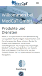 Mobile Screenshot of medcat.de